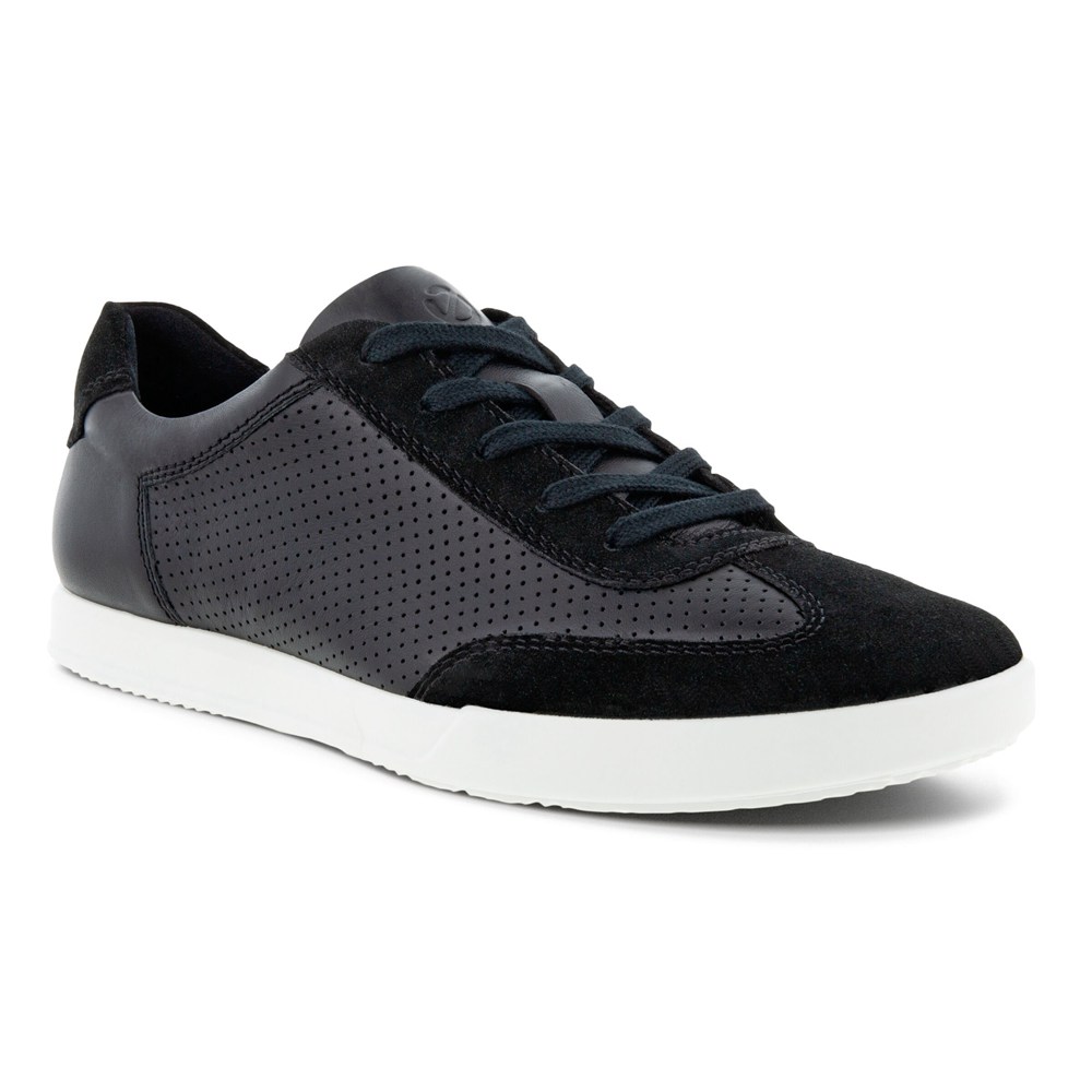 Mens Sneakers - ECCO Cathum Laced - Black - 7342FZEON
